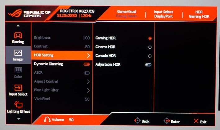 Монитор Asus ROG Strix XG27JCG | DGL.RU