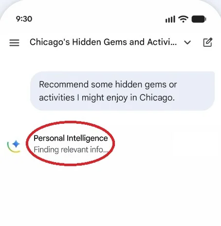 Благодаря интеграции с такими приложениями, как Gmail и Google Фото, Gemini может отвечать на некоторые вопросы без учета контекста.
