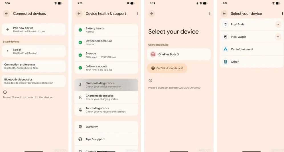 В Pixel появилась встроенная диагностика Bluetooth: как проверить соединение