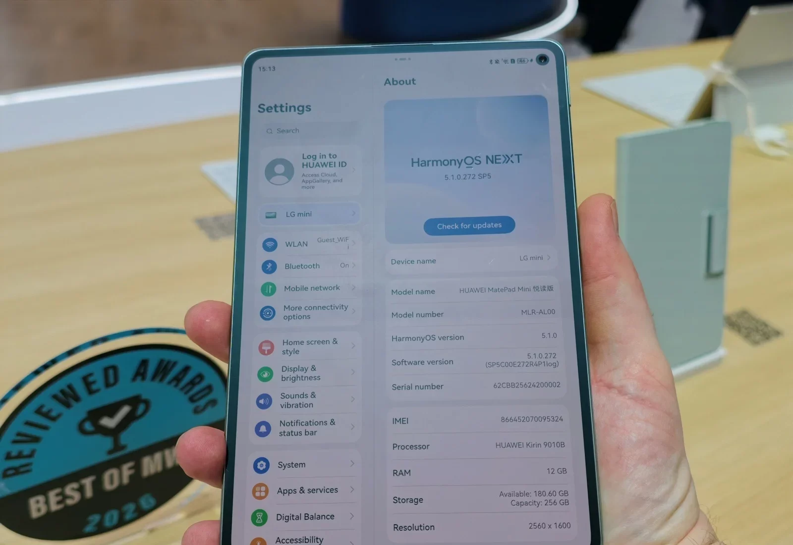 Планшет Huawei MatePad Mini: первые впечатления от потенциального хита картинка Планшет Huawei MatePad Mini — компактный хит | DGL.RU