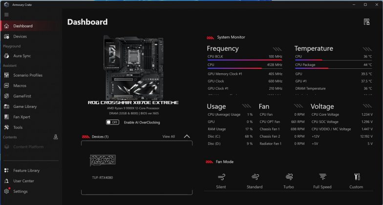 Плата Asus ROG Crosshair X870E Dark Hero | DGL.RU