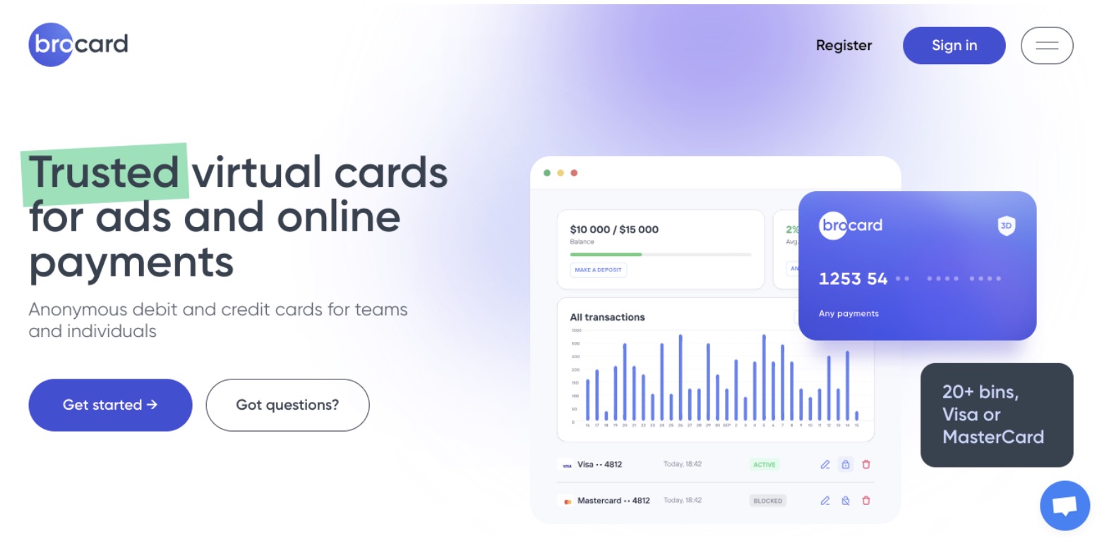 Топ-15 виртуальных карт для арбитража трафика: лучшие решения для оплаты рекламы картинка Платежные сервисы для арбитража в 2026 году | DGL.RU