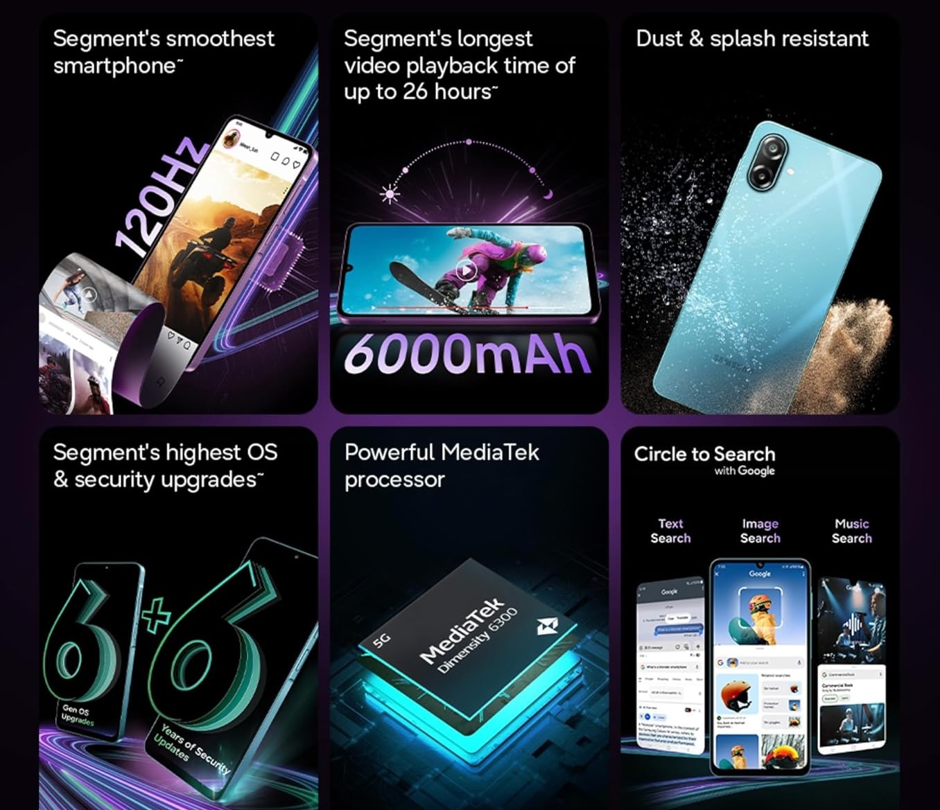 Galaxy M17e 5G: акб 6000 мАч и 6 лет обновлений | DGL.RU