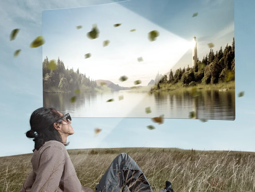 Забудьте про экраны: RayNeo Air 4 Pro рисуют мир ярче, чем реальность картинка RayNeo Air 4 Pro