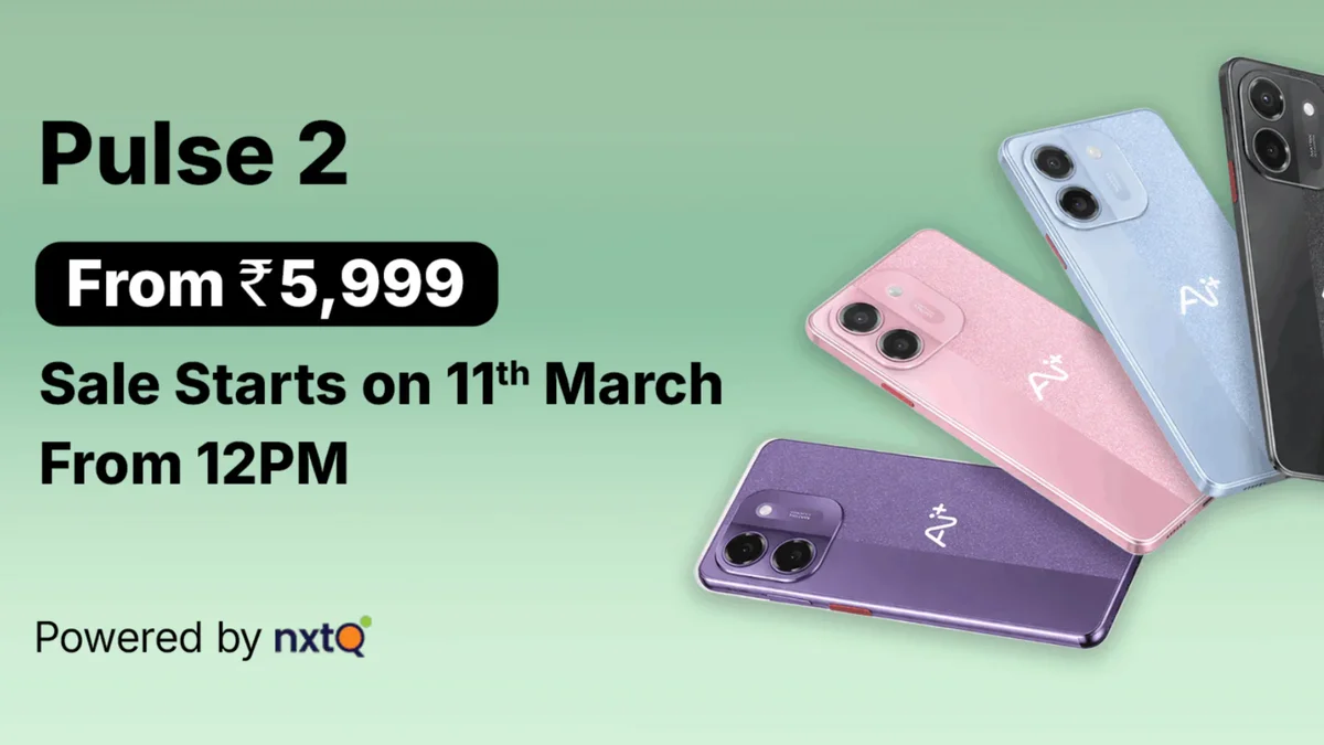 Смартфон Ai+ Pulse 2: батарея 6000 мА·ч и экран 120 Гц всего за 5000 рублей