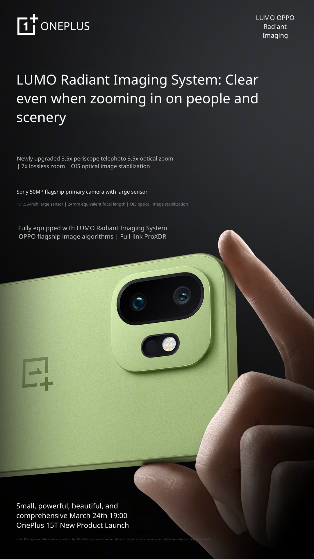 Смартфон OnePlus 15T: производитель раскрыл возможности камер перед громкой премьерой картинка Смартфон OnePlus 15T: суперзум и мощный АКБ | DGL.RU