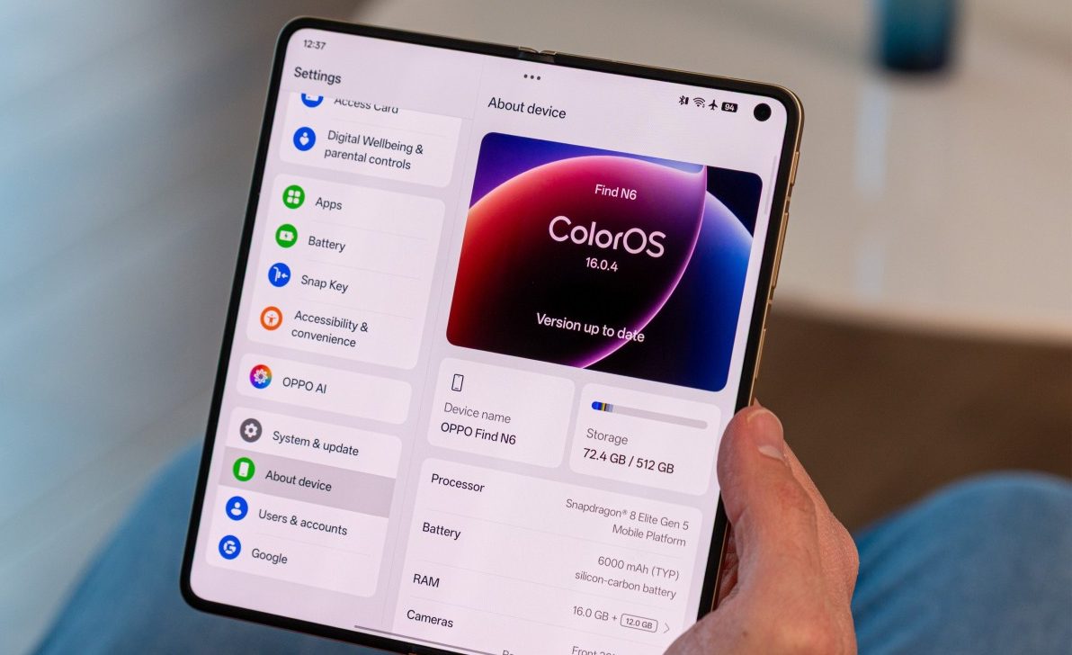 Смартфон Oppo Find N6 — складной флагман | DGL.RU