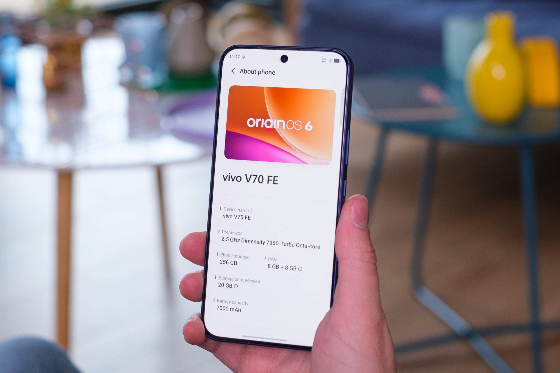 Смартфон vivo V70 FE: мощь и ретро-камера | DGL.RU