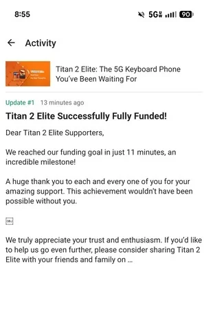 Смартфон с кнопками Titan 2 Elite рвет рынок | DGL.RU