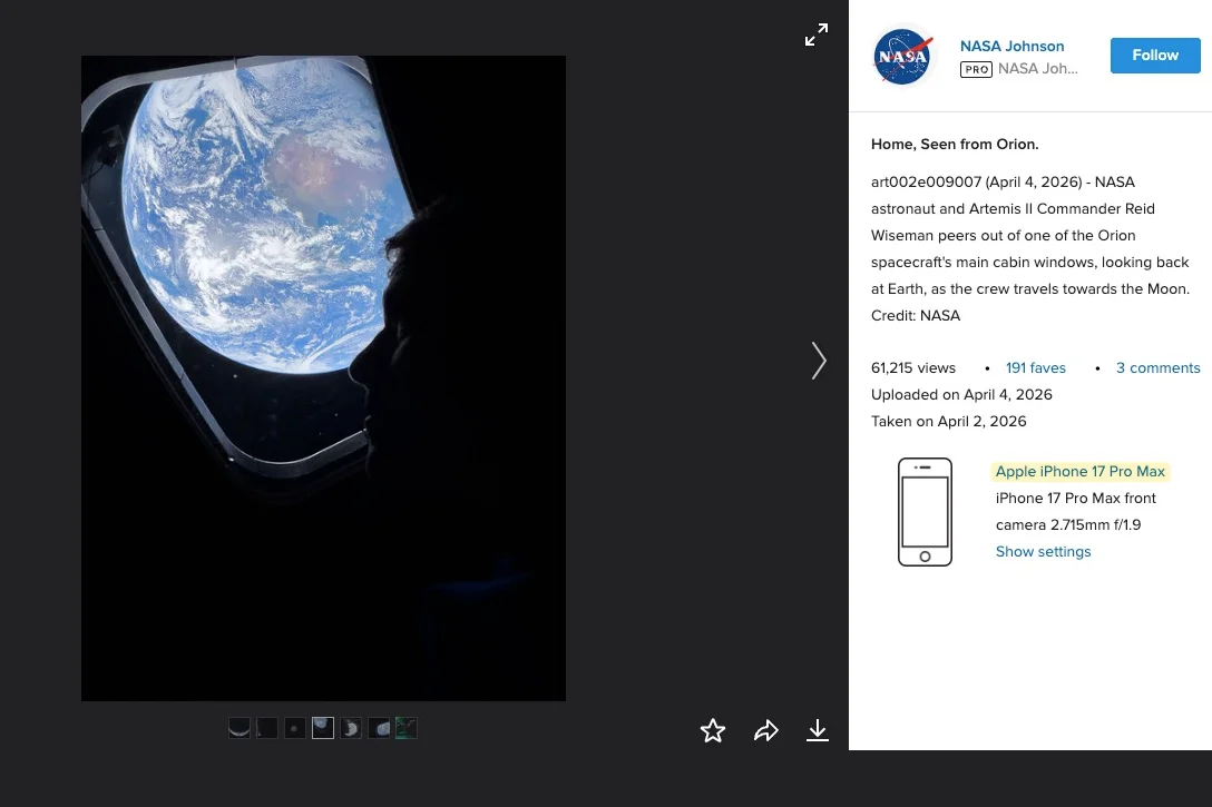 На этих фотографиях, сделанных с помощью iPhone 17 Pro Max из космоса, планета Земля выглядит нереальной