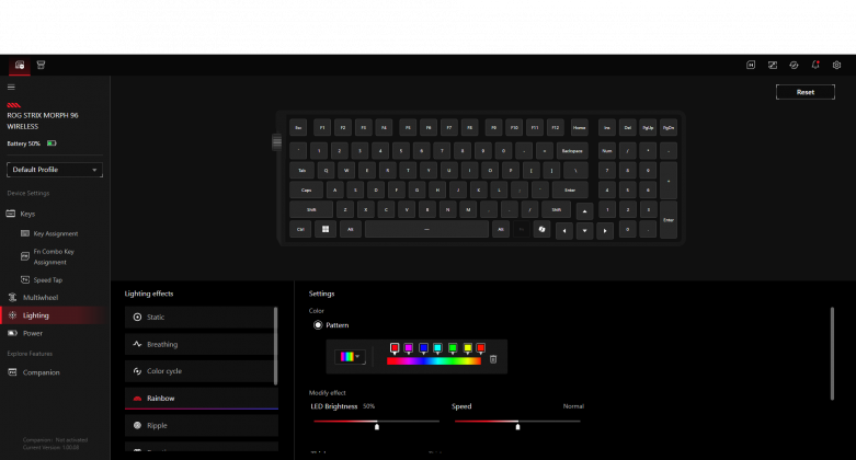 Клавиатура Asus ROG Strix Morph 96: спорная | DGL.RU