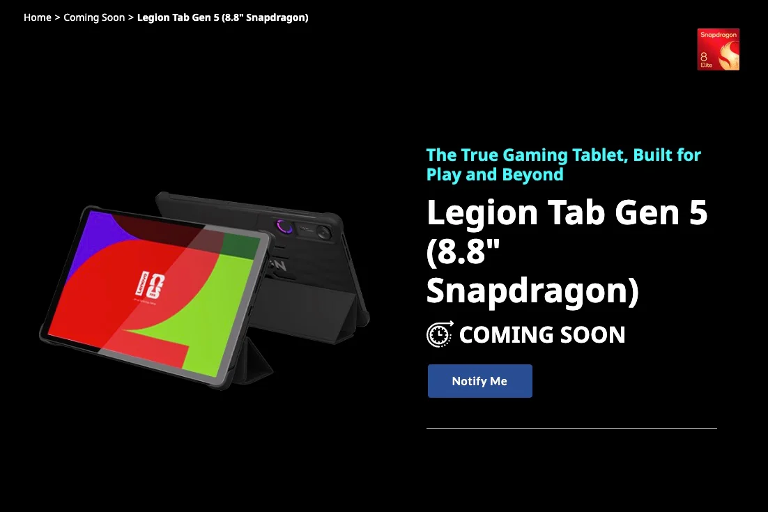 Планшет Lenovo Legion Tab Gen 5: зверь 165 Гц | DGL.RU