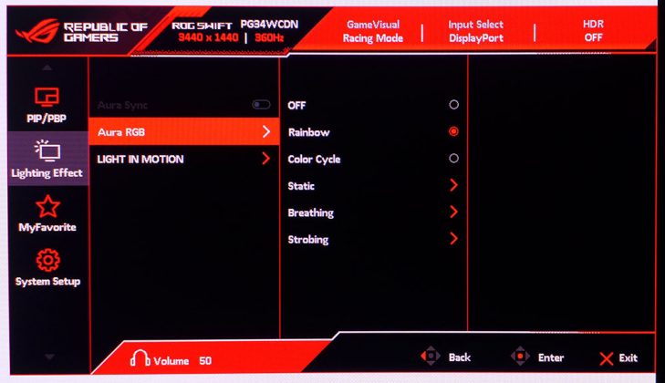 Монитор Asus ROG Swift PG34WCDN и 360 Гц | DGL.RU