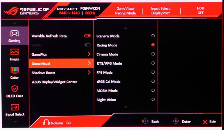 Монитор Asus ROG Swift PG34WCDN и 360 Гц | DGL.RU