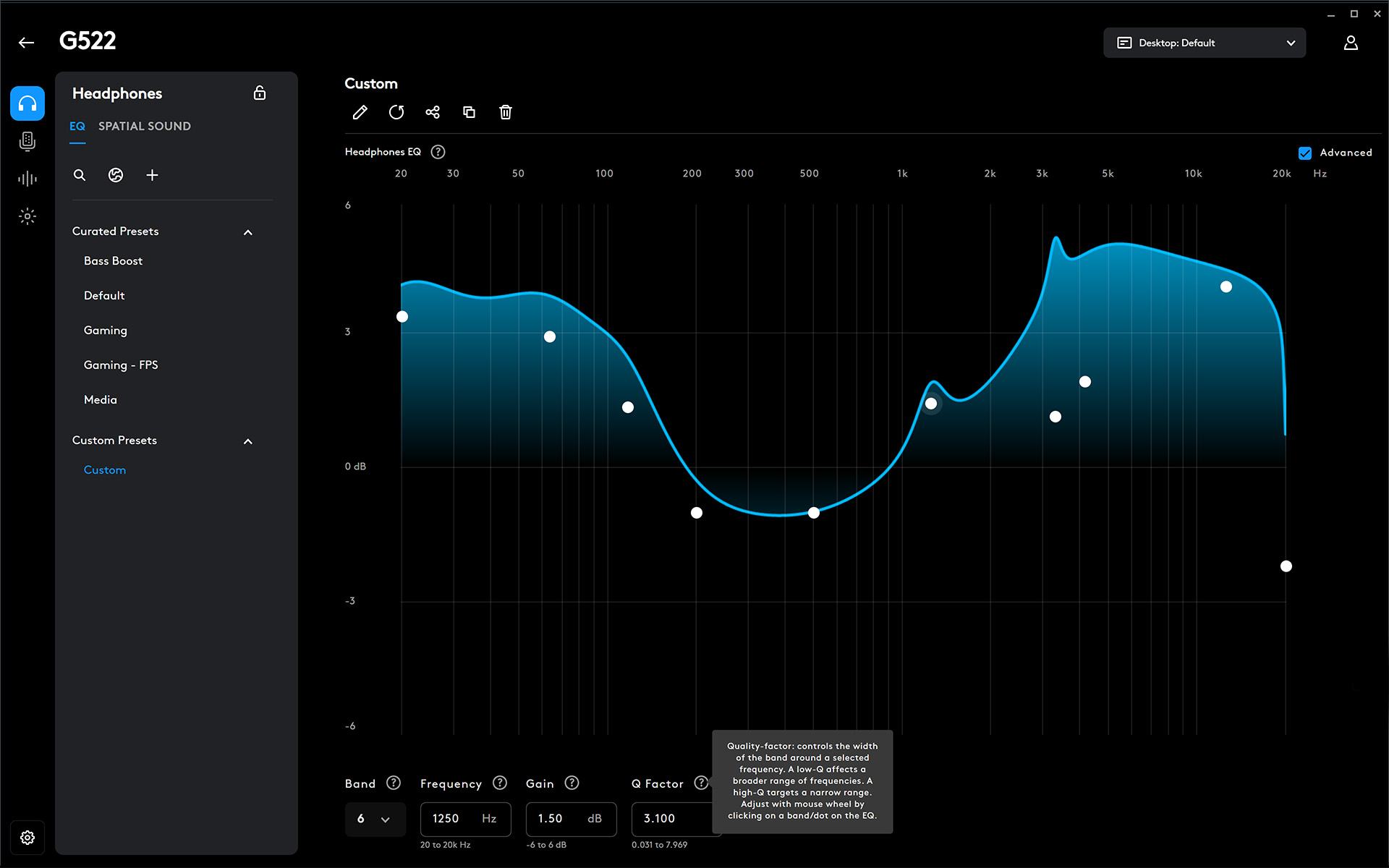 Наушники Logitech G522 Lightspeed: тест звука | DGL.RU