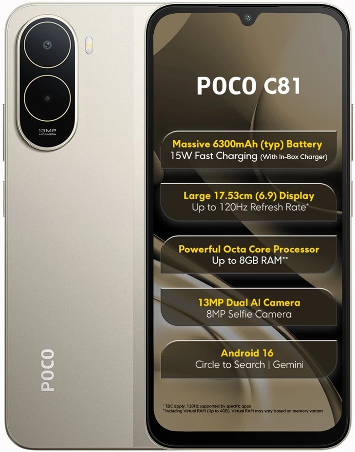 Смартфон Poco C81: стоит ли брать бюджетный хит | DGL.RU