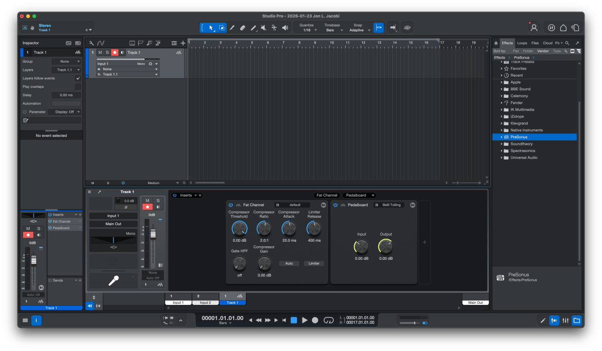 Программа Fender Studio Pro: полный разбор DAW | DGL.RU