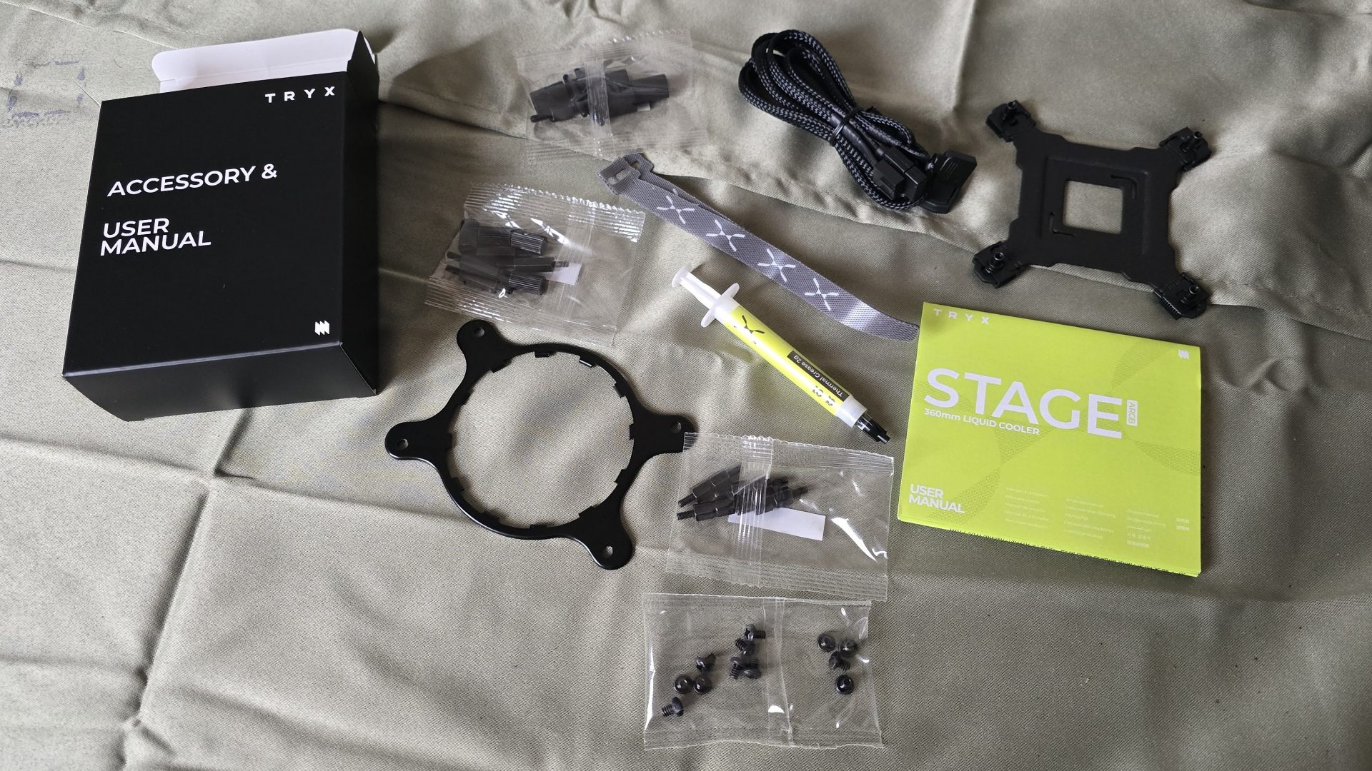 Обзор Tryx Stage 360 AIO: роскошная, уникальная и тихая картинка Система охлаждения Tryx Stage 360 ARGB | DGL.RU