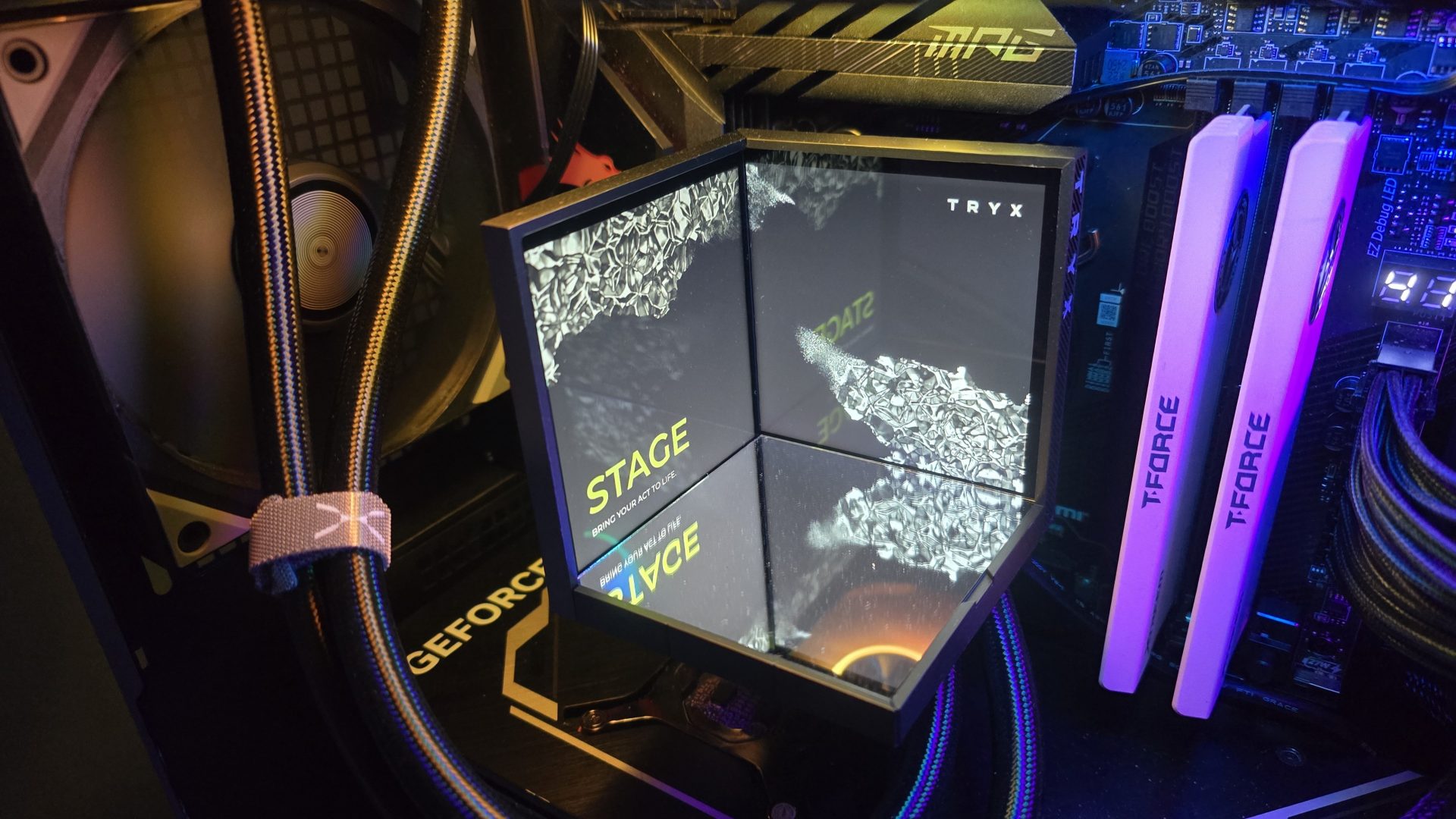 Обзор Tryx Stage 360 AIO: роскошная, уникальная и тихая картинка Система охлаждения Tryx Stage 360 ARGB | DGL.RU