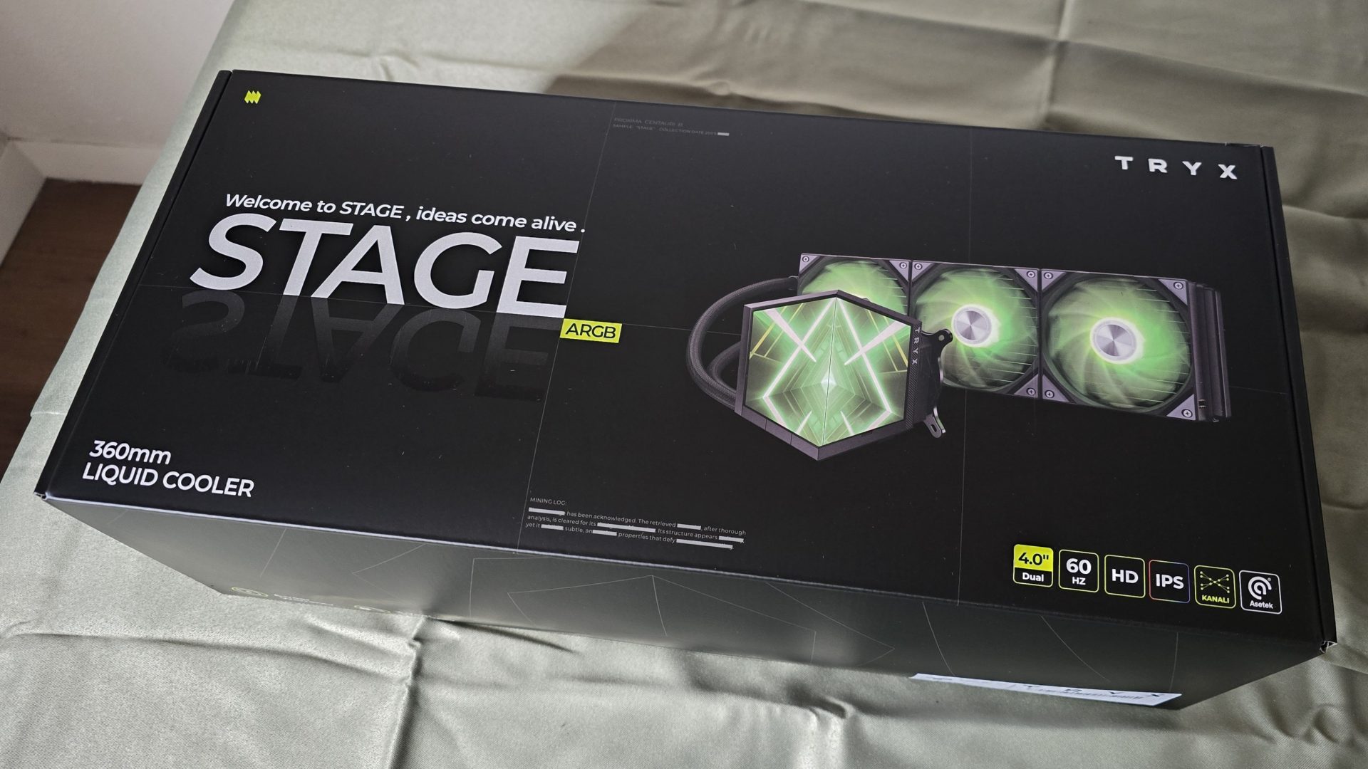 Обзор Tryx Stage 360 AIO: роскошная, уникальная и тихая картинка Система охлаждения Tryx Stage 360 ARGB | DGL.RU