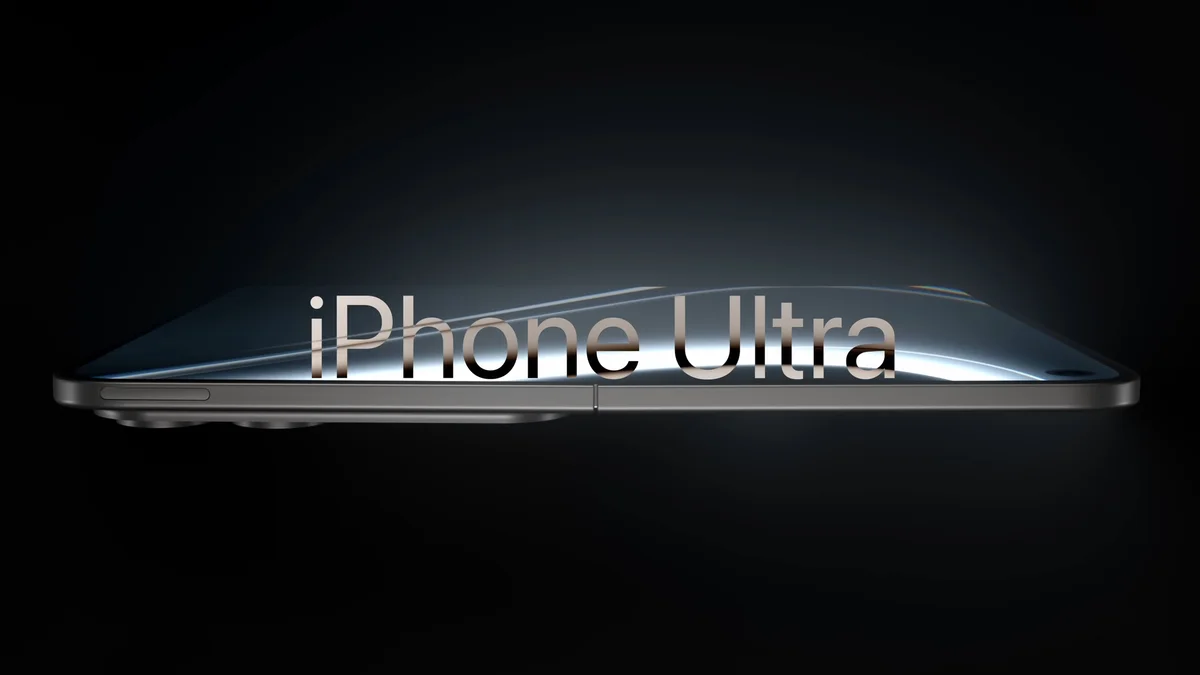 Складной iPhone Ultra: подробности о дизайне и рекордной батарее