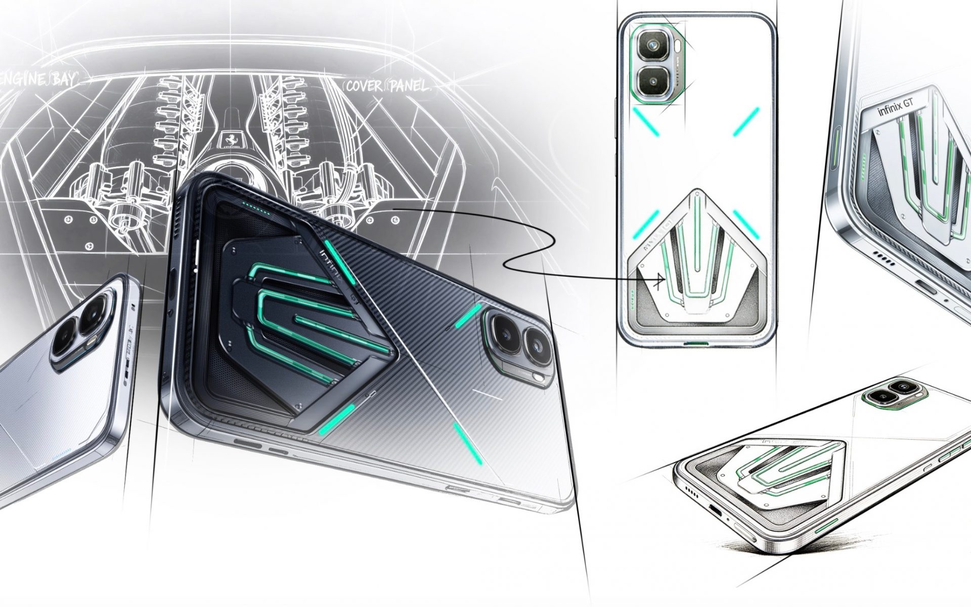 Слив характеристик Infinix GT 50 Pro: прозрачный дизайн и киллер-фичи для геймеров