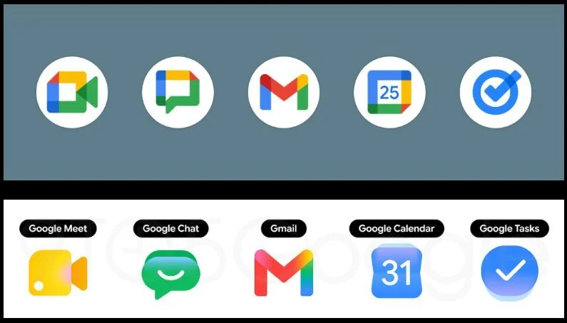 Google кардинально меняет дизайн значков Gmail, Диска и других сервисов Workspace картинка Смартфон Google Pixel 9 Pro и новый дизайн ИИ | DGL.RU