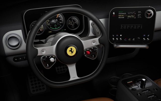 Как экраны от смартфонов Samsung спасают дизайн электрокара Ferrari Luce от засилья плоских планшетов (2) Экраны Samsung OLED спасли салон Ferrari | DGL.RU