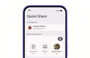 Обмен данными без границ: Quick Share идет к конкурентам