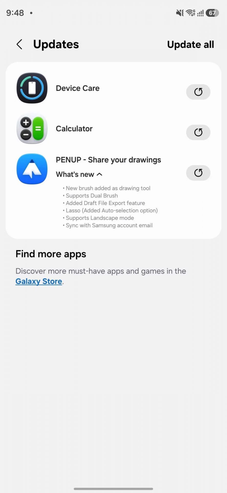 Обновление Samsung PENUP: 50 новых кистей и облачные черновики картинка Обновленное приложение PENUP: стоит ли качать | DGL.RU