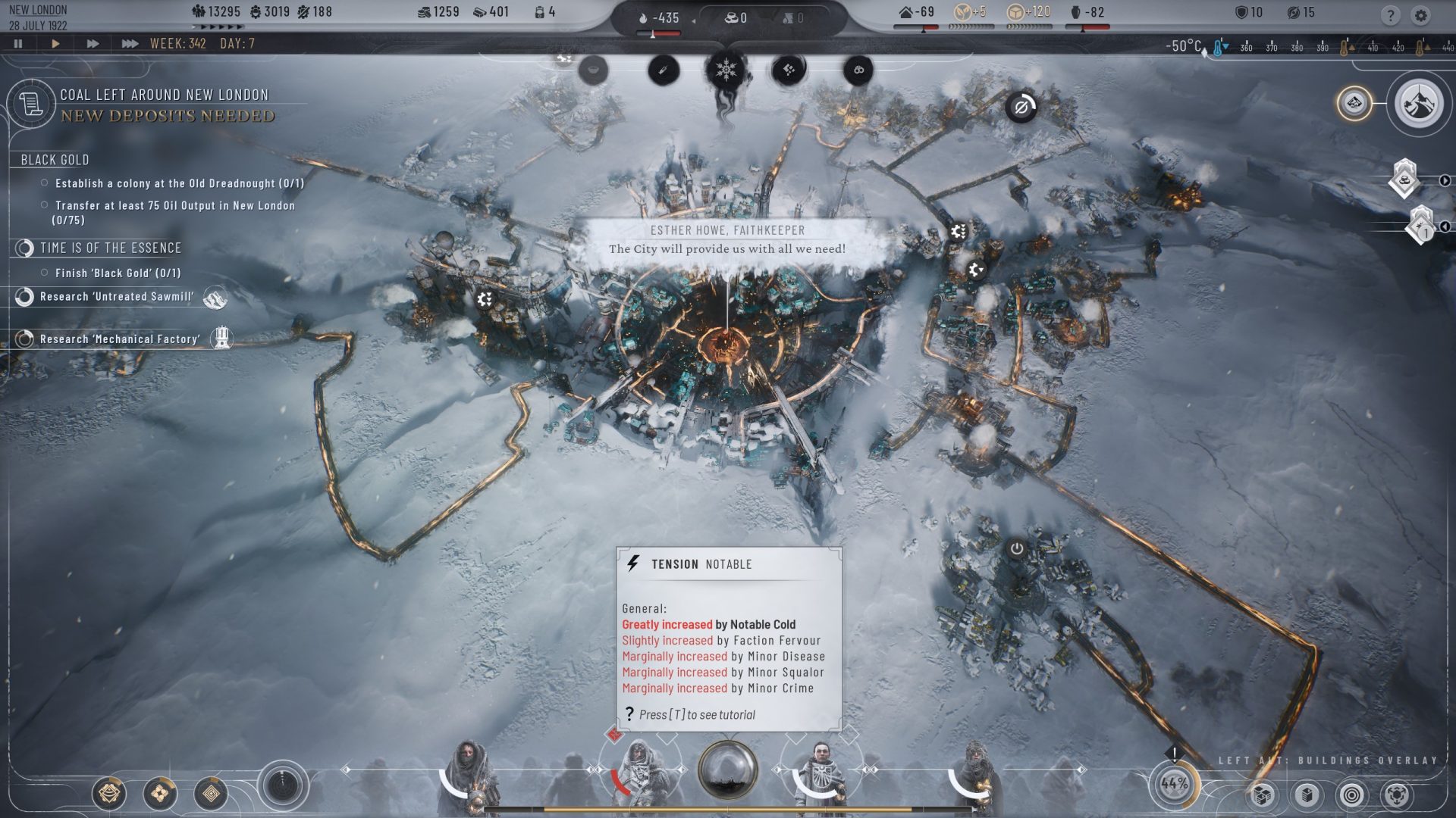 Обзор Frostpunk 2 — жестокий и прекрасный градостроитель картинка Frostpunk 2