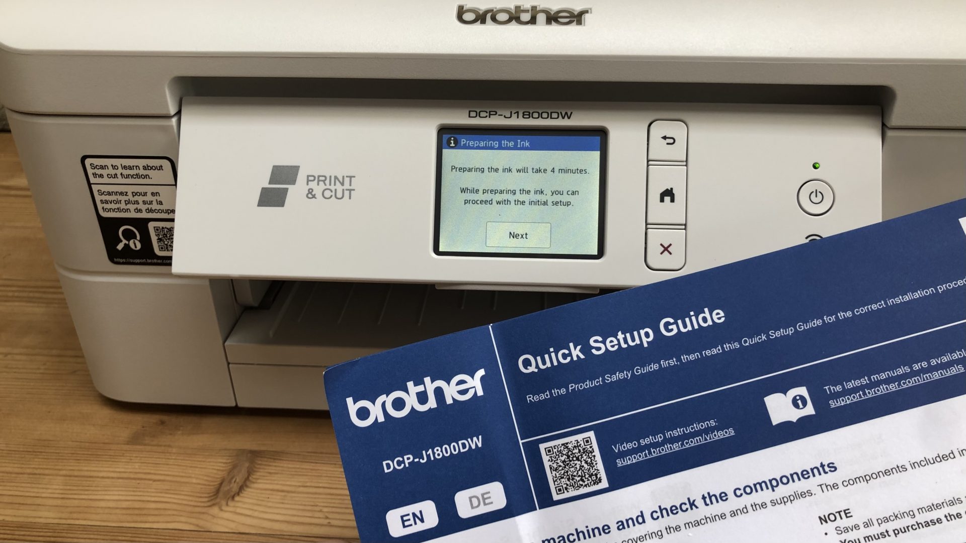 Обзор Brother DCP-J1800DW — компактный МФУ с гильотиной картинка Brother DCP-J1800DW