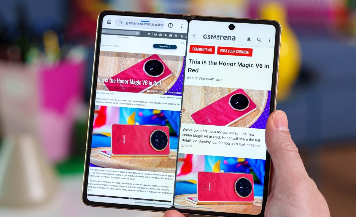 Обзор Honor Magic V6 — рекордная батарея в тонком корпусе картинка Honor Magic V6