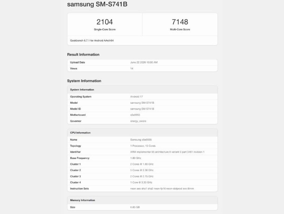 Samsung Galaxy S26 FE