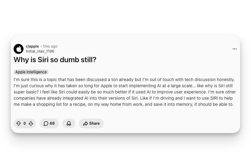 iOS 27 и уход Тима Кука: как Apple проиграла гонку ИИ и отдала Siri конкурентам картинка iOS 27: как Apple отдала Siri алгоритмам Google | DGL.RU