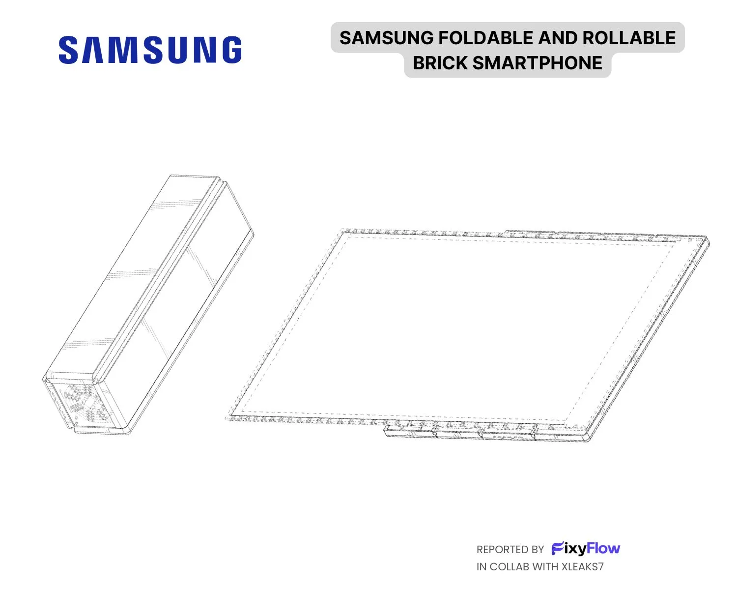 Дизайнеры Samsung сошли с ума? Новый патент предлагает складывать планшет из «кирпича» картинка Дизайнеры Samsung сошли с ума? Новый патент предлагает складывать планшет из «кирпича»