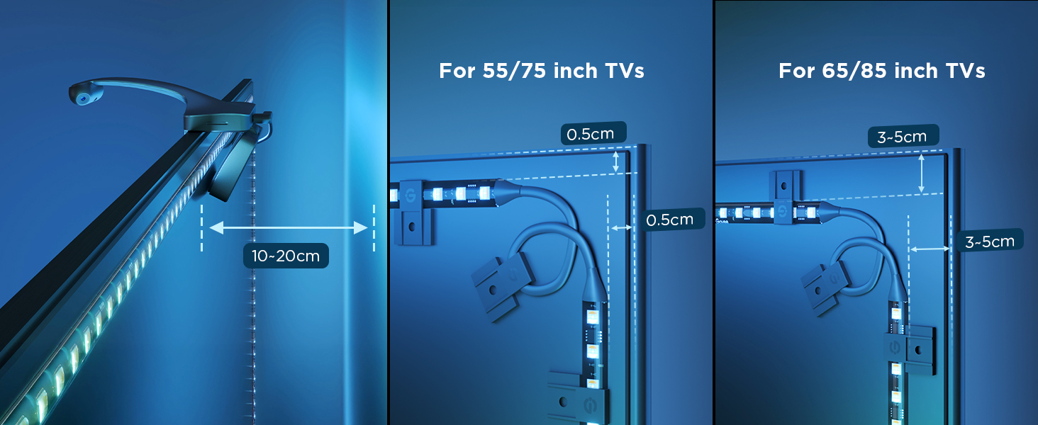 Обзор светодиодной ленты Govee TV Backliht 3S Pro — легко превратит гостиную в кинотеатр картинка Светодиодная лента Govee TV Backlight 3S Pro | DGL.RU