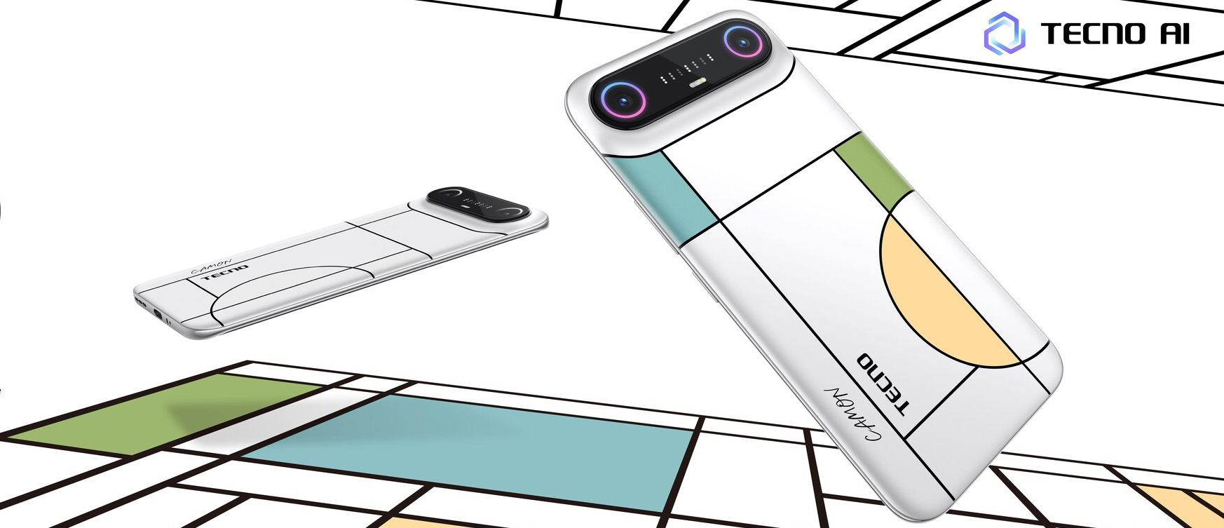 Толщина бритвы и картины Ван Гога на спине: Tecno анонсировала дизайнерский Camon Slim