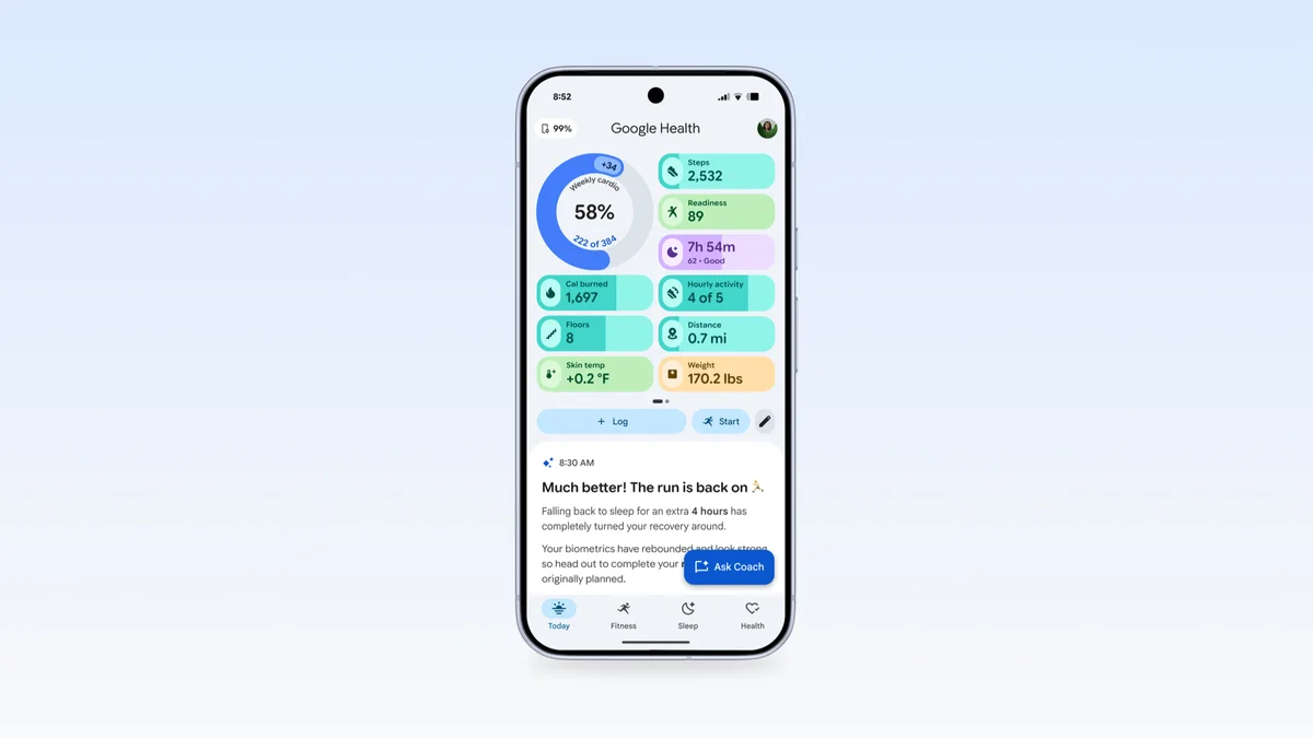 Удалить нельзя помиловать: Google чинит сломанное приложение Health для владельцев Pixel Watch и Fitbit