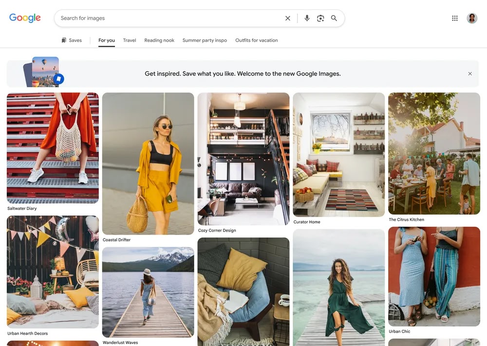 Google Images исполняется 25 лет: в сервисе появится функция в стиле Pinterest картинка Google Images обновится в стиле Pinterest | DGL.RU