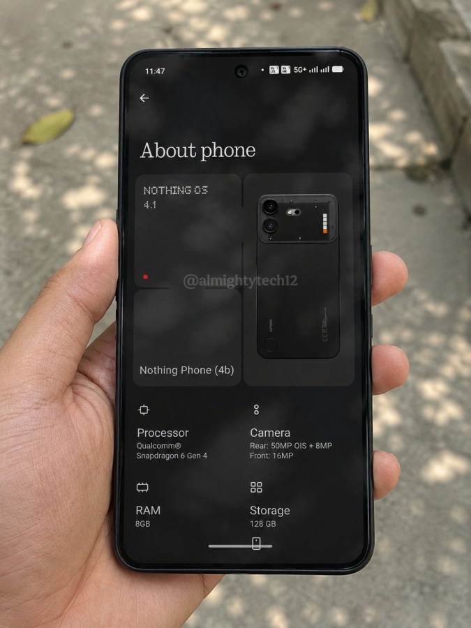 Три цвета и вся подноготная: живые фото Nothing Phone (4b) лишили бренд главного козыря картинка Три цвета и вся подноготная: живые фото Nothing Phone (4b) лишили бренд главного козыря