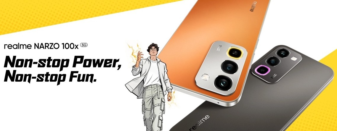 Смартфон Realme Narzo 100x получил аккумулятор емкостью 8000 мАч и экран 144 Гц картинка Смартфон Realme Narzo 100x: батарея на 8000 мАч | DGL.RU