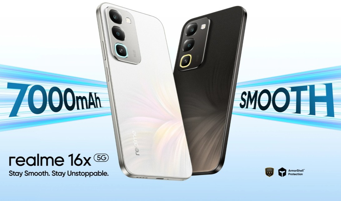 Бренд Realme представил смартфон Realme 16x с аккумулятором на 7000 мАч картинка Смартфон Realme 16x получил батарею на 7000 мАч | DGL.RU