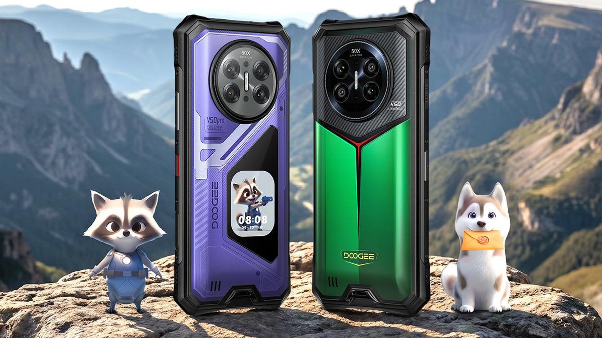 Doogee представила защищенные смартфоны серии V50 с камерой ночного видения и ИИ-ассистентом