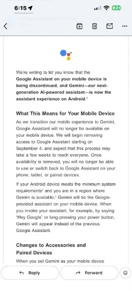 Google отключит сервис Google Assistant 4 сентября 2026 года картинка Google Assistant отключат 4 сентября 2026 года | DGL.RU
