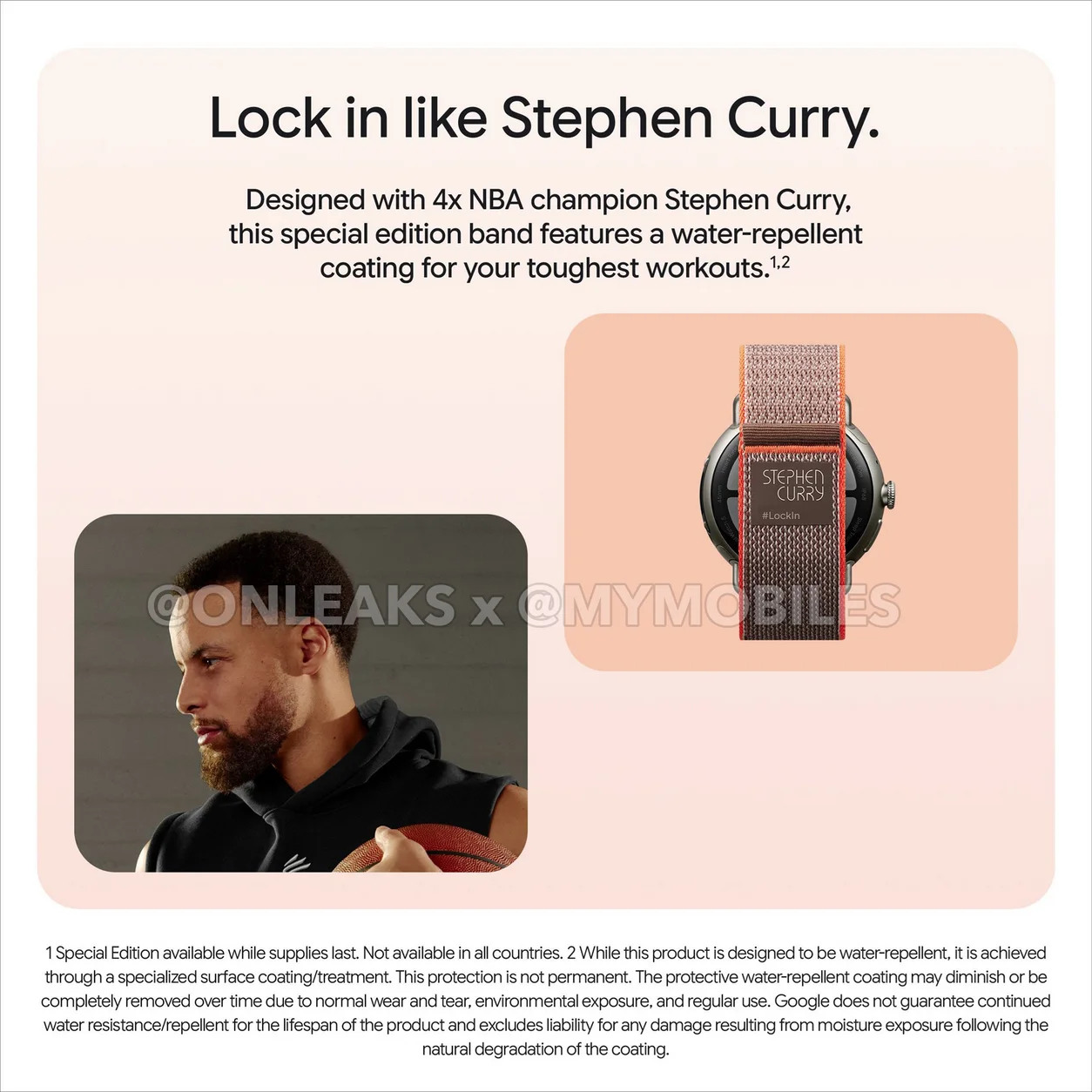 Google выпустит специальную версию умных часов Pixel Watch 5 Stephen Curry картинка Анонс часов Google Pixel Watch 5 Stephen Curry | DGL.RU