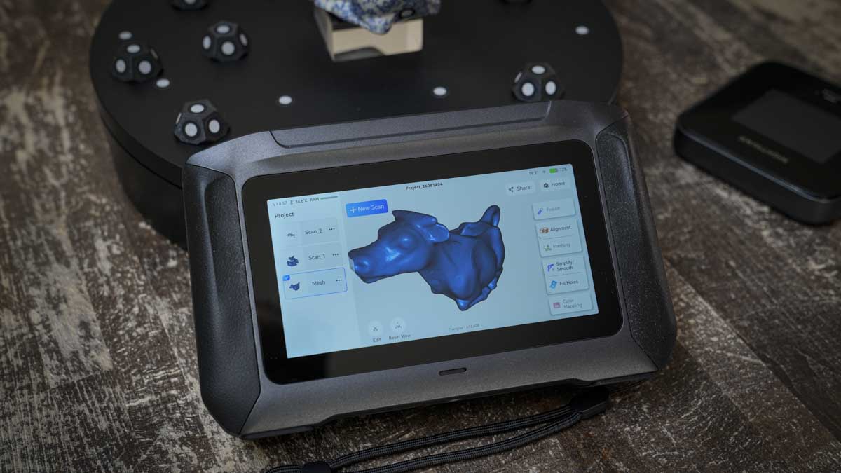 Обзор 3D-сканера Creality Sermoon P1: портативное автономное устройство для профессионального сканирования