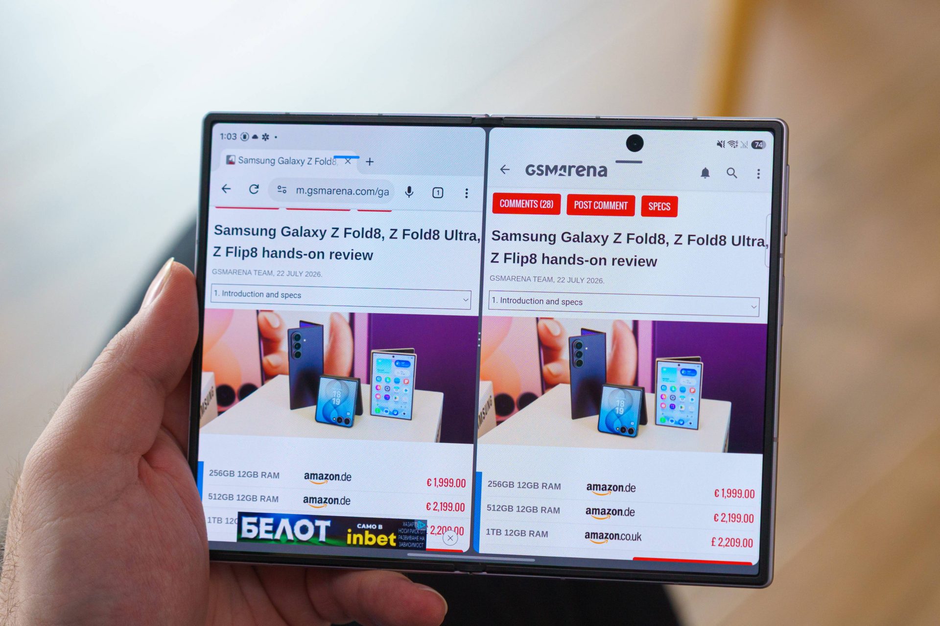 Обзор Samsung Galaxy Z Fold8: тонкий складной флагман нового формата картинка Обзор Samsung Galaxy Z Fold8: тонкий флагман | DGL.RU