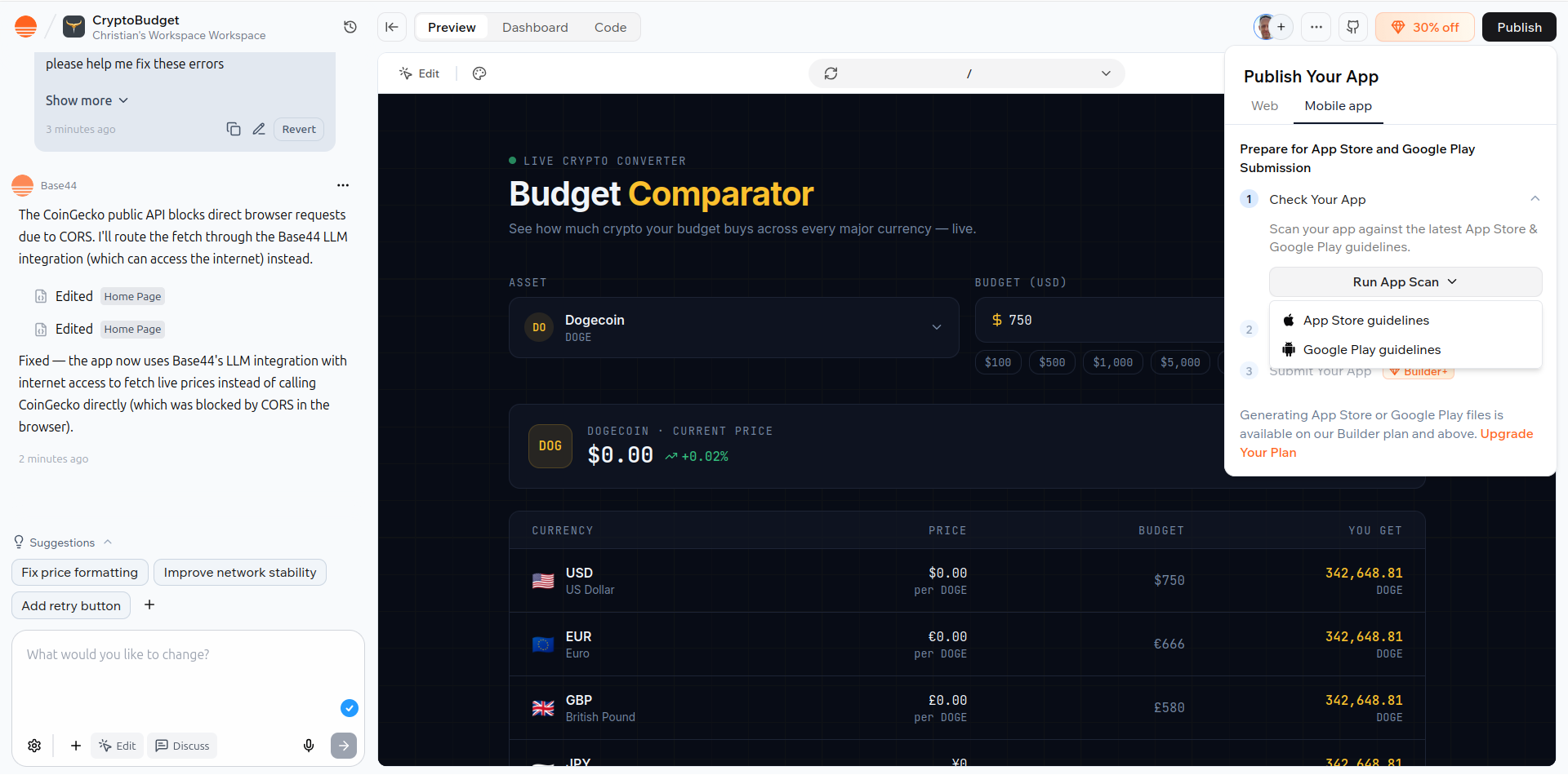 Обзор Base44 no-code - конец эпохи долгих бессонных ночей картинка Платформа Base44: обзор сервиса без кода и ИИ | DGL.RU