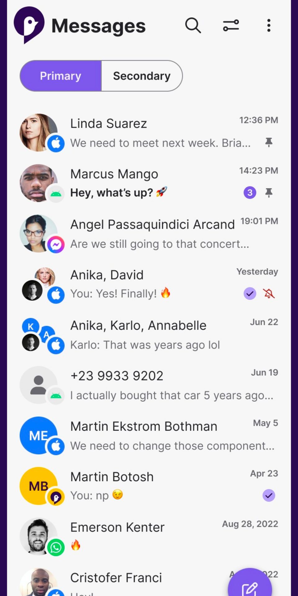 Приложение Sunbird вернулось в Google Play для отправки сообщений в iMessage с Android картинка Sunbird вернулся в Google Play с iMessage | DGL.RU